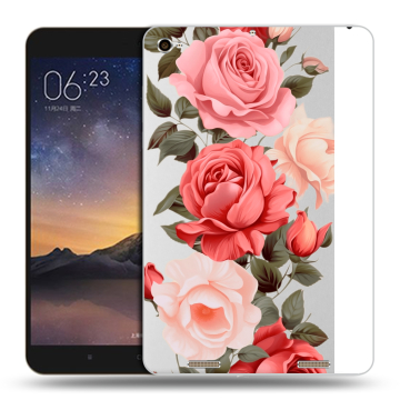 Силиконовый чехол на Xiaomi MiPad 3 с принтом Розы Силиконовый чехол на Xiaomi MiPad 3 с принтом Розы