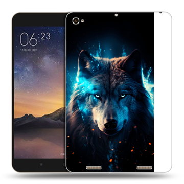 Силиконовый чехол на Xiaomi MiPad 3 с принтом Волк ночной Силиконовый чехол на Xiaomi MiPad 3 с принтом Волк ночной