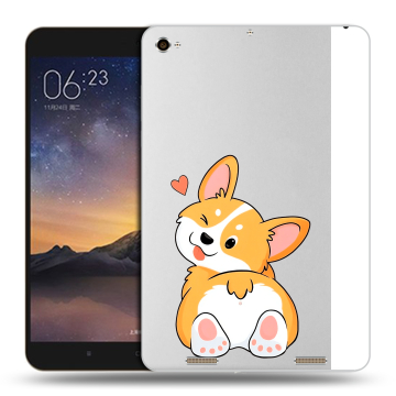 Силиконовый чехол на Xiaomi MiPad 3 с принтом Корги Силиконовый чехол на Xiaomi MiPad 3 с принтом Корги