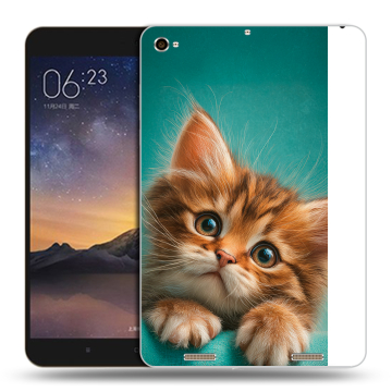 Силиконовый чехол на Xiaomi MiPad 3 с принтом котенок Силиконовый чехол на Xiaomi MiPad 3 с принтом котенок