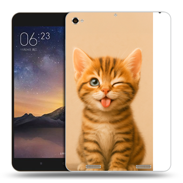 Силиконовый чехол на Xiaomi MiPad 3 с принтом котенок Силиконовый чехол на Xiaomi MiPad 3 с принтом котенок