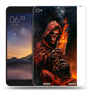 Силиконовый чехол на Xiaomi MiPad 3 с принтом Скелет и карты Силиконовый чехол на Xiaomi MiPad 3 с принтом Скелет и карты