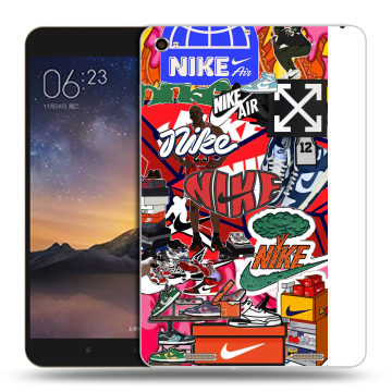 Силиконовый чехол на Xiaomi MiPad 3 с принтом Найк Nike яркий Силиконовый чехол на Xiaomi MiPad 3 с принтом Найк Nike яркий