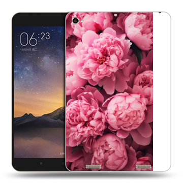 Силиконовый чехол на Xiaomi MiPad 3 с принтом цветы пионы Силиконовый чехол на Xiaomi MiPad 3 с принтом цветы пионы