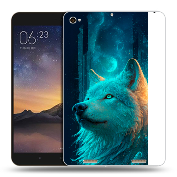 Силиконовый чехол на Xiaomi MiPad 3 с принтом бабочки саккура Силиконовый чехол на Xiaomi MiPad 3 с принтом бабочки саккура