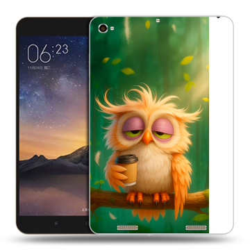 Силиконовый чехол на Xiaomi MiPad 3 с принтом сова Силиконовый чехол на Xiaomi MiPad 3 с принтом сова
