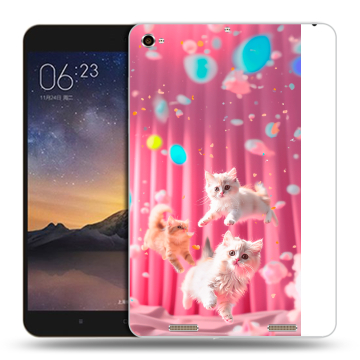 Силиконовый чехол на Xiaomi MiPad 3 с принтом милые котики Силиконовый чехол на Xiaomi MiPad 3 с принтом милые котики