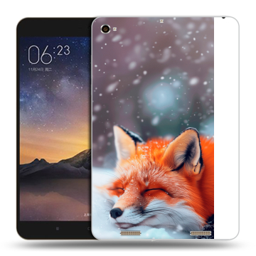 Силиконовый чехол на Xiaomi MiPad 3 с принтом лиса Силиконовый чехол на Xiaomi MiPad 3 с принтом лиса