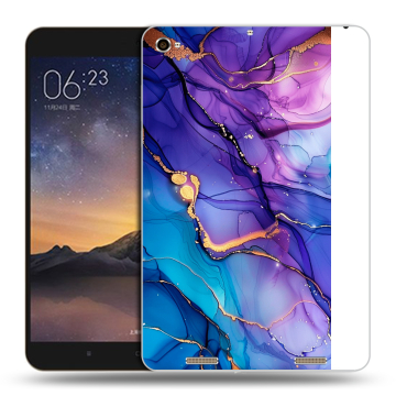 Силиконовый чехол на Xiaomi MiPad 3 с принтом синий мрамор Силиконовый чехол на Xiaomi MiPad 3 с принтом синий мрамор