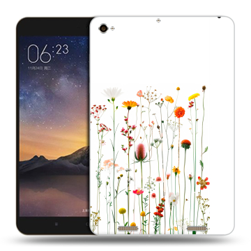 Силиконовый чехол на Xiaomi MiPad 3 с принтом цветы Силиконовый чехол на Xiaomi MiPad 3 с принтом цветы