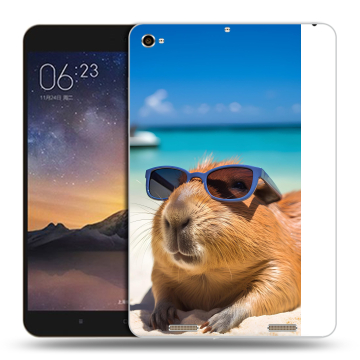 Силиконовый чехол на Xiaomi MiPad 3 с принтом Капибара Силиконовый чехол на Xiaomi MiPad 3 с принтом Капибара