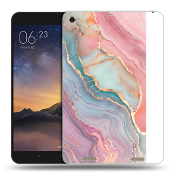 Силиконовый чехол на Xiaomi MiPad 3 с принтом розовый мрамор Силиконовый чехол на Xiaomi MiPad 3 с принтом розовый мрамор