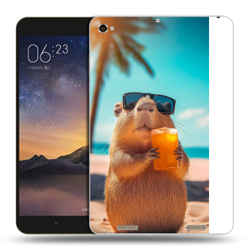Силиконовый чехол на Xiaomi MiPad 3 с принтом Капибара Силиконовый чехол на Xiaomi MiPad 3 с принтом Капибара