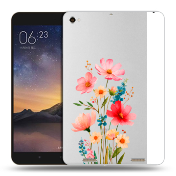 Силиконовый чехол на Xiaomi MiPad 3 с принтом Цветы
