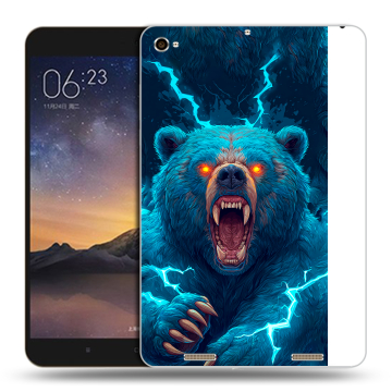 Силиконовый чехол на Xiaomi MiPad 3 с принтом Медведь