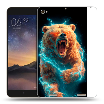 Силиконовый чехол на Xiaomi MiPad 3 с принтом Медведь