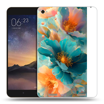 Силиконовый чехол на Xiaomi MiPad 3 с принтом Цветы