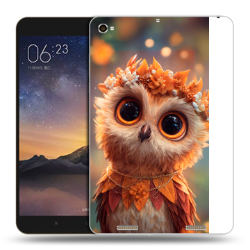 Силиконовый чехол на Xiaomi MiPad 3 с принтом Милая сова Силиконовый чехол на Xiaomi MiPad 3 с принтом Милая сова