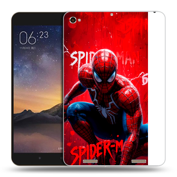 Силиконовый чехол на Xiaomi MiPad 3 с принтом Spiderman Человек паук Силиконовый чехол на Xiaomi MiPad 3 с принтом Spiderman Человек паук