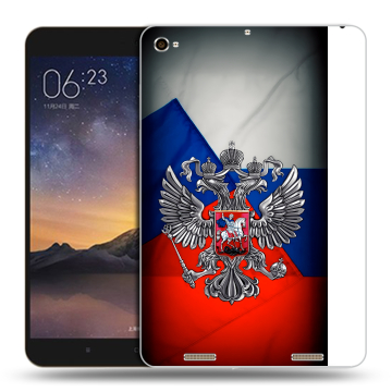 Силиконовый чехол на Xiaomi MiPad 3 с принтом Флаг России Силиконовый чехол на Xiaomi MiPad 3 с принтом Флаг России