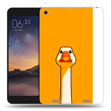 Силиконовый чехол на Xiaomi MiPad 3 с принтом Смешная утка Силиконовый чехол на Xiaomi MiPad 3 с принтом Смешная утка