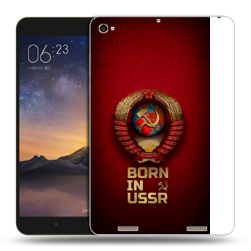 Силиконовый чехол на Xiaomi MiPad 3 с принтом Флаг Герб СССР Силиконовый чехол на Xiaomi MiPad 3 с принтом Флаг Герб СССР