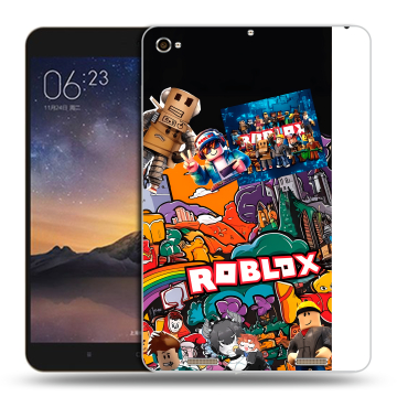 Силиконовый чехол на Xiaomi MiPad 3 с принтом Roblox Роблокс Силиконовый чехол на Xiaomi MiPad 3 с принтом Roblox Роблокс