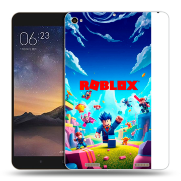Силиконовый чехол на Xiaomi MiPad 3 с принтом Roblox Роблокс Силиконовый чехол на Xiaomi MiPad 3 с принтом Roblox Роблокс