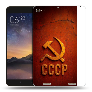 Силиконовый чехол на Xiaomi MiPad 3 с принтом Флаг Герб СССР Силиконовый чехол на Xiaomi MiPad 3 с принтом Флаг Герб СССР