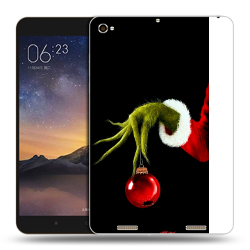Силиконовый чехол на Xiaomi MiPad 3 с принтом Новый год Гринч Силиконовый чехол на Xiaomi MiPad 3 с принтом Новый год Гринч