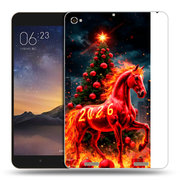 Силиконовый чехол на Xiaomi MiPad 3 с принтом Новый год Силиконовый чехол на Xiaomi MiPad 3 с принтом Новый год