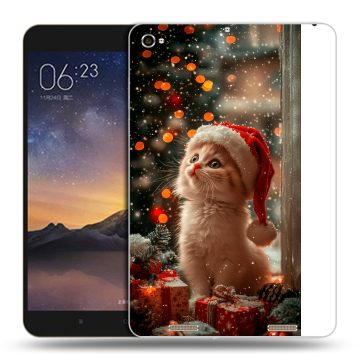 Силиконовый чехол на Xiaomi MiPad 3 с принтом Новый год Силиконовый чехол на Xiaomi MiPad 3 с принтом Новый год