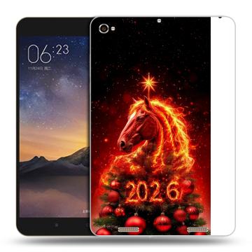 Силиконовый чехол на Xiaomi MiPad 3 с принтом Новый год Силиконовый чехол на Xiaomi MiPad 3 с принтом Новый год