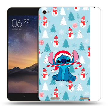 Силиконовый чехол на Xiaomi MiPad 3 с принтом Стич Новый год Силиконовый чехол на Xiaomi MiPad 3 с принтом Стич Новый год