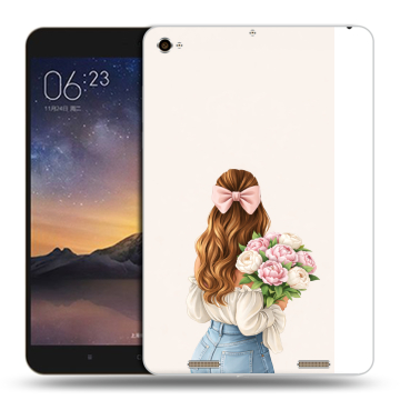 Силиконовый чехол на Xiaomi MiPad 3 с принтом женский Силиконовый чехол на Xiaomi MiPad 3 с принтом женский
