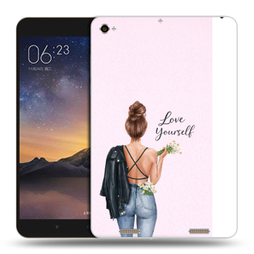 Силиконовый чехол на Xiaomi MiPad 3 с принтом женский Силиконовый чехол на Xiaomi MiPad 3 с принтом женский