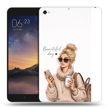 Силиконовый чехол на Xiaomi MiPad 3 с принтом женский Силиконовый чехол на Xiaomi MiPad 3 с принтом женский