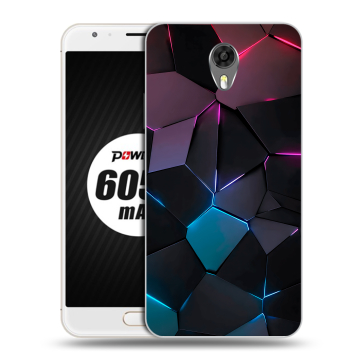 Пластиковый чехол на Ulefone Power 2 с принтом Геометрия неона Пластиковый чехол на Ulefone Power 2 с принтом Геометрия неона