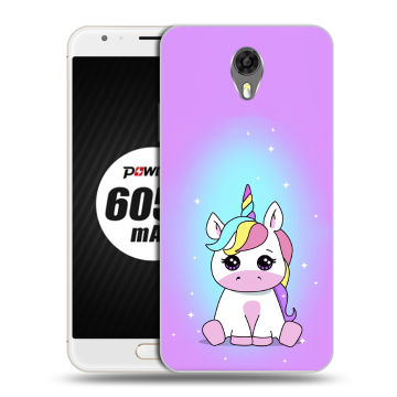 Пластиковый чехол на Ulefone Power 2 с принтом Единорог Пластиковый чехол на Ulefone Power 2 с принтом Единорог