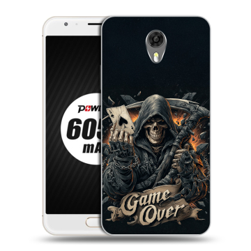 Пластиковый чехол на Ulefone Power 2 с принтом Скелет карты Пластиковый чехол на Ulefone Power 2 с принтом Скелет карты
