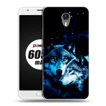 Пластиковый чехол на Ulefone Power 2 с принтом Волки Пластиковый чехол на Ulefone Power 2 с принтом Волки