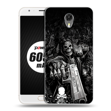 Пластиковый чехол на Ulefone Power 2 с принтом Скелет Пластиковый чехол на Ulefone Power 2 с принтом Скелет