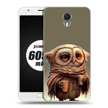 Пластиковый чехол на Ulefone Power 2 с принтом Сова Пластиковый чехол на Ulefone Power 2 с принтом Сова