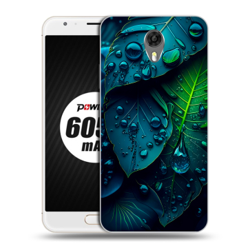 Пластиковый чехол на Ulefone Power 2 с принтом Листья Пластиковый чехол на Ulefone Power 2 с принтом Листья