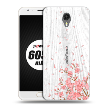 Пластиковый чехол на Ulefone Power 2 с принтом Ветка сакуры Пластиковый чехол на Ulefone Power 2 с принтом Ветка сакуры