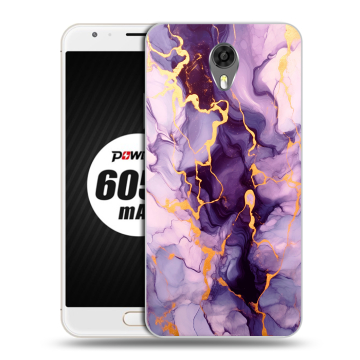 Пластиковый чехол на Ulefone Power 2 с принтом Мрамор Пластиковый чехол на Ulefone Power 2 с принтом Мрамор