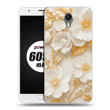 Пластиковый чехол на Ulefone Power 2 с принтом Цветы Пластиковый чехол на Ulefone Power 2 с принтом Цветы