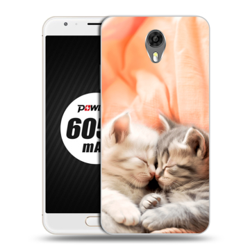 Пластиковый чехол на Ulefone Power 2 с принтом Котята Пластиковый чехол на Ulefone Power 2 с принтом Котята