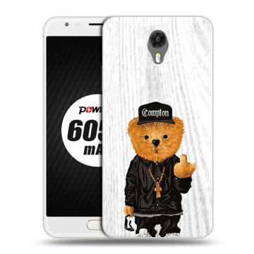 Пластиковый чехол на Ulefone Power 2 с принтом Мишка Пластиковый чехол на Ulefone Power 2 с принтом Мишка