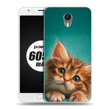 Пластиковый чехол на Ulefone Power 2 с принтом котенок Пластиковый чехол на Ulefone Power 2 с принтом котенок
